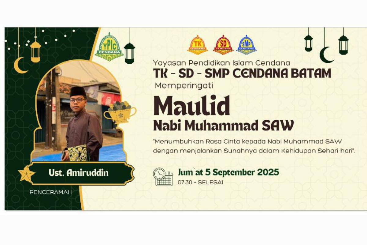 Yayasan Cendana Akan Gelar Peringatan Maulid Nabi Muhammad SAW 1447 H